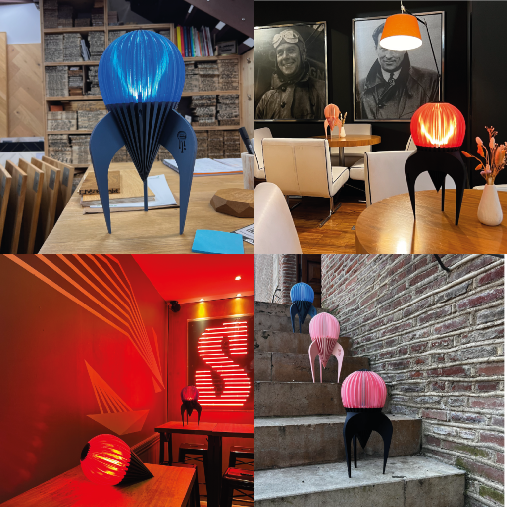Lampe NYX mise en scène