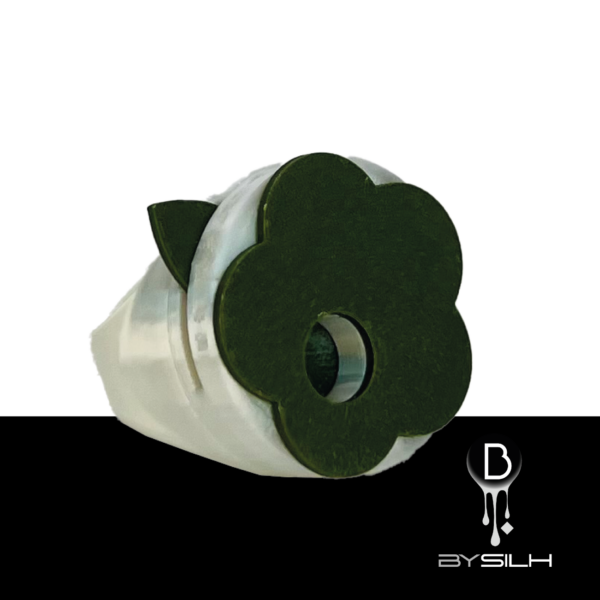 BAGUE “KYS” W-GREEN