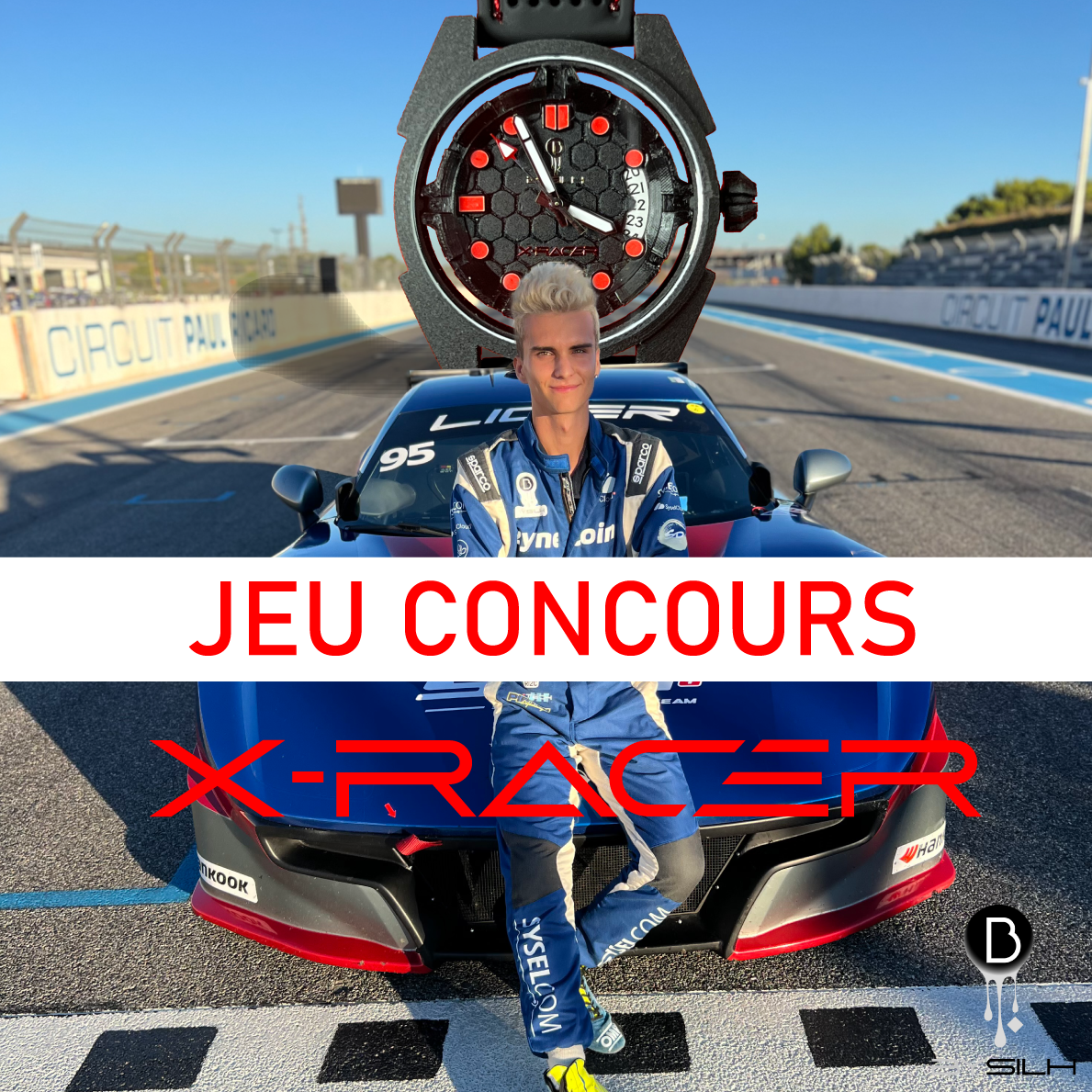 Jeu concours BYSILH X-Racer avec Sean Canivet à Magny-Cours